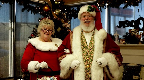 Mrs. Claus and Santa Claus